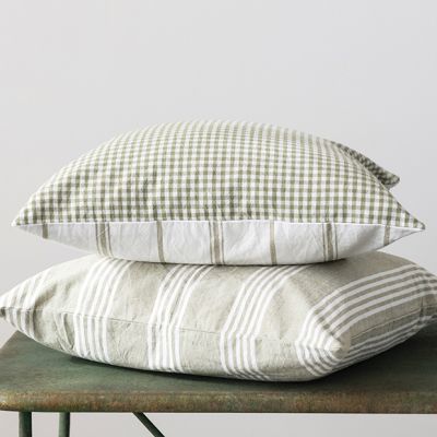 Checks and Stripes Accent Pillow Collection