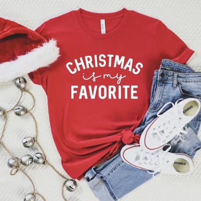 Christmas is My Favorite Red Tee Shirt