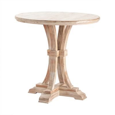Classic Carved Leg Round Accent Table