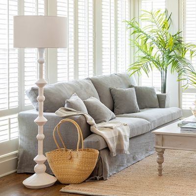 Classic Cottage Floor Lamp With Shade