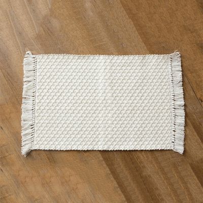 Classic Cotton Fringed Woven Placemat Set of 4
