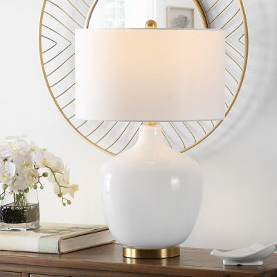 Classic Elegance Glass Table Lamp