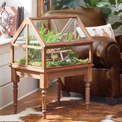 Classic Farmhouse Terrarium on Stand