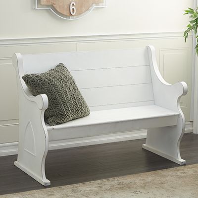 Classic Pew Style Bench