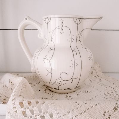 Classical Style Stoneware Pitcher