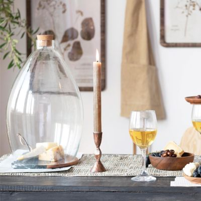 Clear Glass Cloche With Cork Stopper