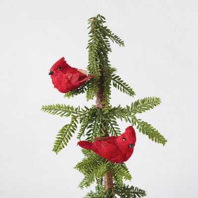 Clip On Cardinal Ornaments Boxed Set of 4