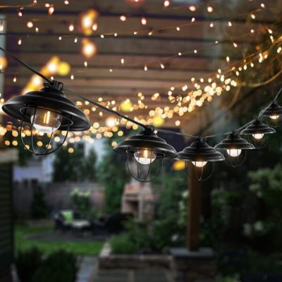 Cloche Shade Outdoor String LED Lights