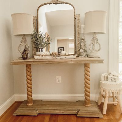 Console Table With Carved Legs