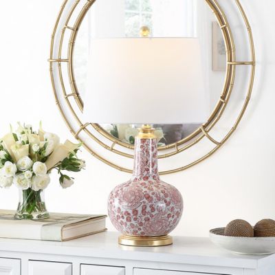 Contemporary Accents Patterned Ceramic Table Lamp