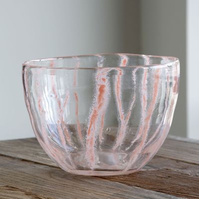 Coral Veining Glass Bowl