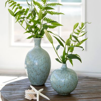Costal Cottage Ceramic Vase