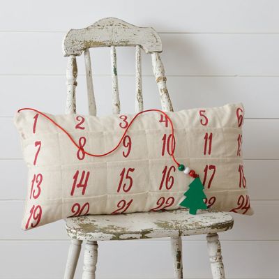 Countdown To Christmas Rectangle Accent Pillow