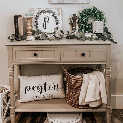 Country Charms 2 Drawer Console