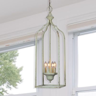 Country Cottage Metal Pendant Light