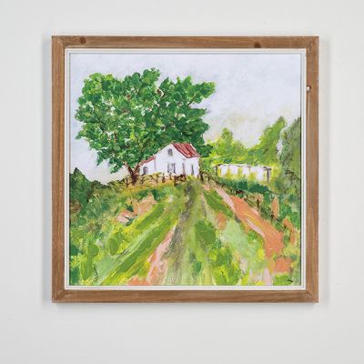 Country Farm Landscape Framed Wall Art