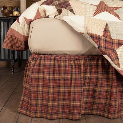 Country Plaid Bed Skirt