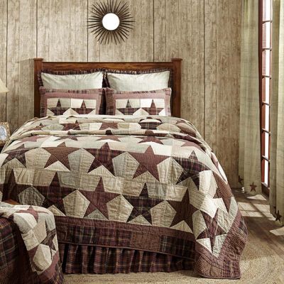 Country Plaid Star Quilt