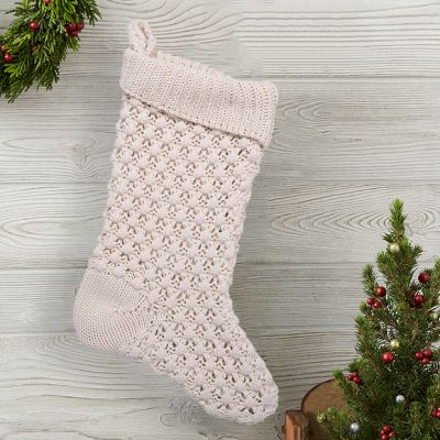 Cozy Cotton Knit Stocking