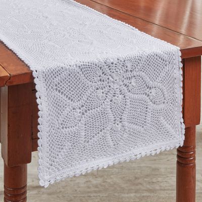Crocheted Lace Table Runner