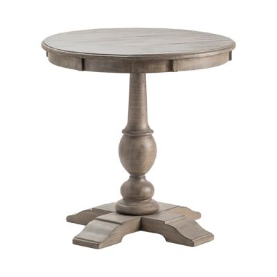 Cross Leg Pine Wood Side Table