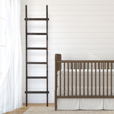 Dark Decorative Wood Ladder