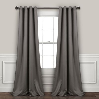Dark Elegance Curtain Panel Set of 2