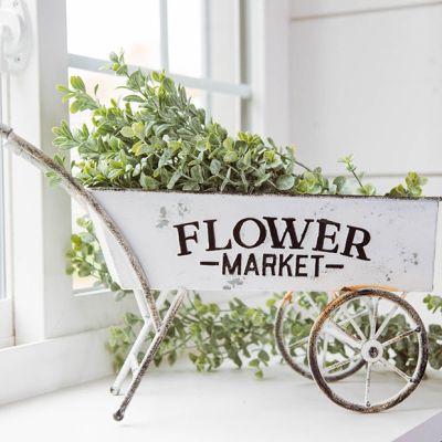 Decorative Flower Market Wheelbarrow