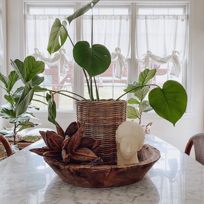 Decorative Found Teak Wood Bowl
