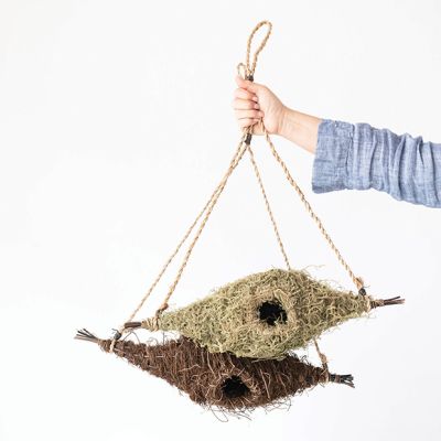 Decorative Hanging Bird Nest Set of 2