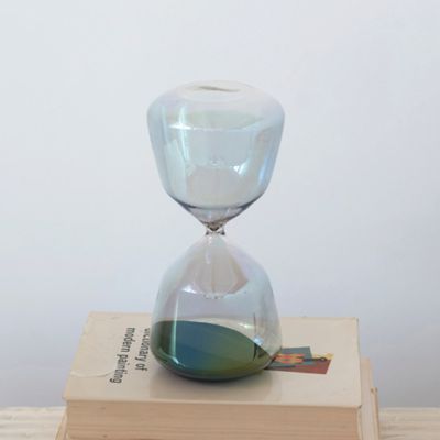 Decorative Iridescent Hourglass