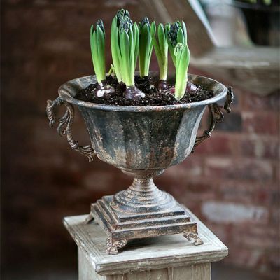 Decorative Metal Trophy Urn Planter