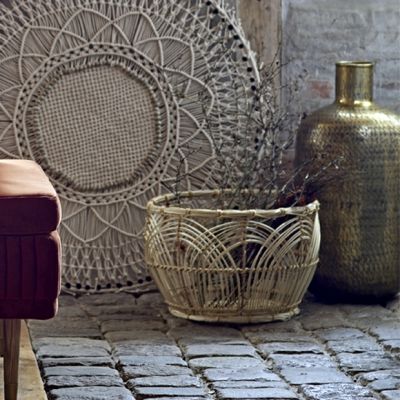 Decorative Rattan Basket Set of 2