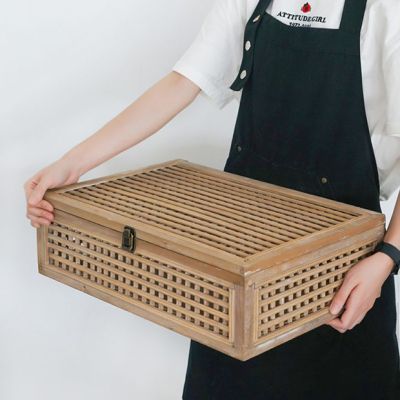Decorative Woven Wood Box