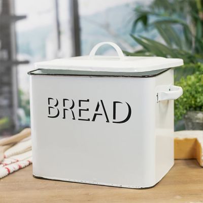 Deep Enamelware Bread Box