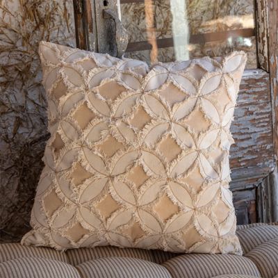 Diamond Circle Square Throw Pillow