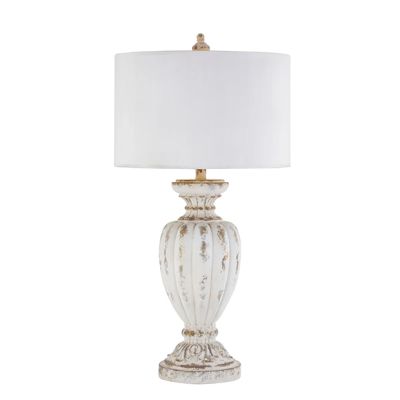 Distressed Classic Urn Table Lamp Set of 2