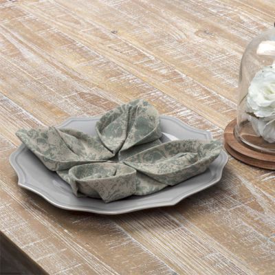 Distressed Pattern French Country Napkin Set of 6