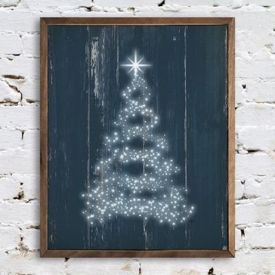 Dreamy Christmas Tree Wall Art