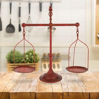 Antiqued Decorative Balance Scale
