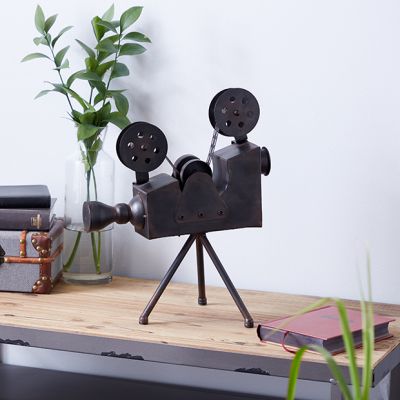 Antique Inspired Decorative Tripod Camera