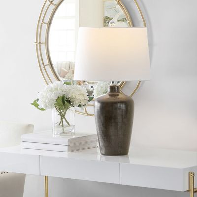 Cotton Shade Table Lamp