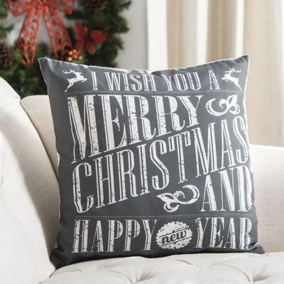 Christmas And New Year Pillow