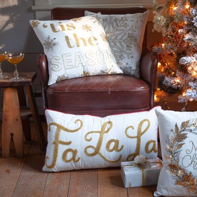 Elegant Holiday Accent Pillow Collection