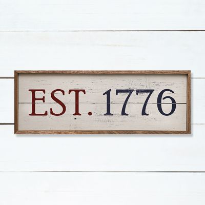 EST. 1776 Framed Wall Sign