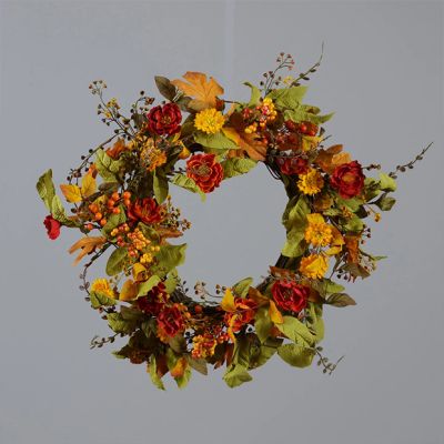 Fall Foliage Decorative Wreath