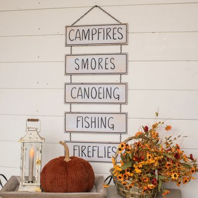 Fall Fun Stacked Hanging Sign