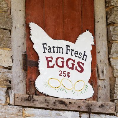 Farm Fresh Eggs Farmhouse Sign