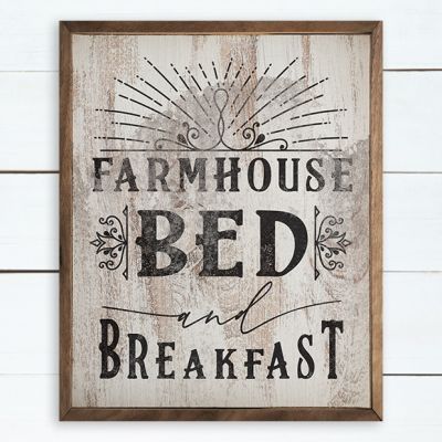 Farmhouse Bed and Breakfast Wall Art
