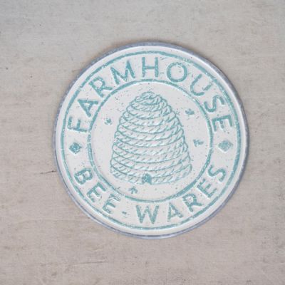Farmhouse Bee Wares Metal Wall Decor